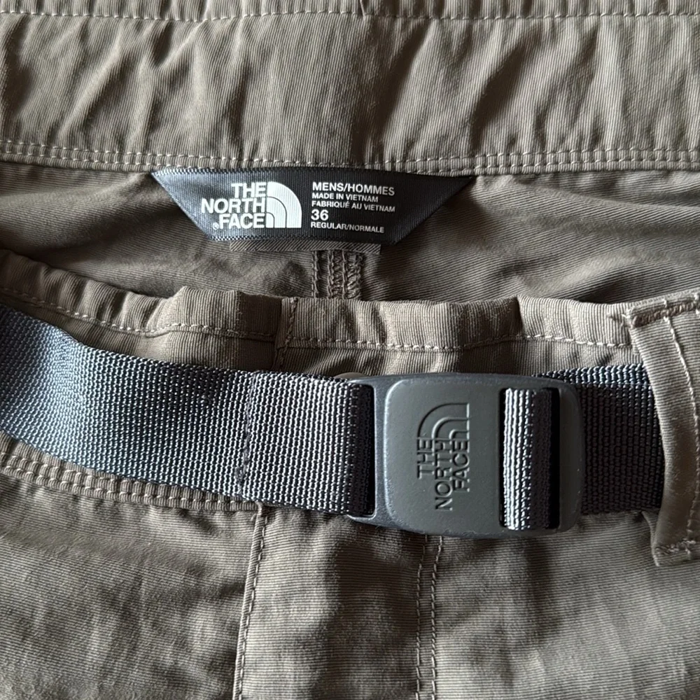 The North Face Cargo Shorts‎ Mens green Hiking Camping Outdoor  Size 36